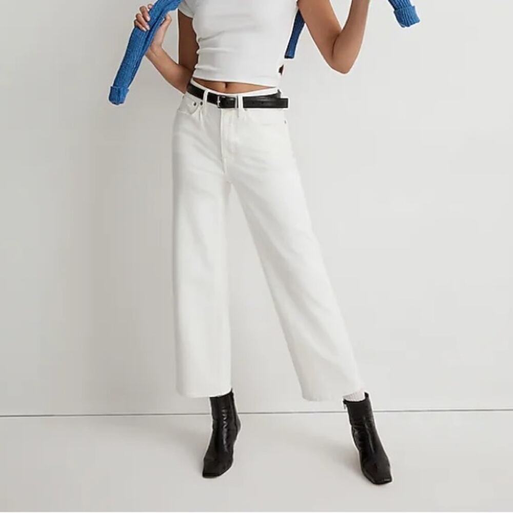 Madewell The Perfect Vintage Wide-Leg Crop Jean Women’s Sz 32 - Picture 11 of 11